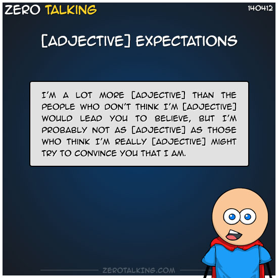 adjective-expectations-zero-dean