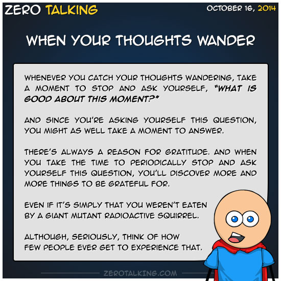 when-your-thoughts-wander-zero-dean